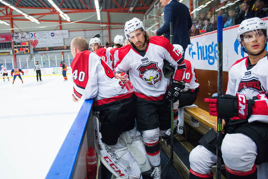 Malmö Redhawks Andreas Thuresson och Björn Svensson
