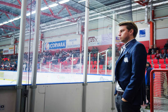 Malmö Redhawks pressansvarige Christian Winnberg