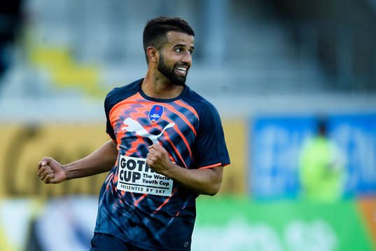 Delhi Dynamos Adil Nabi jublar