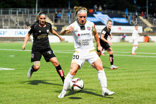 Göteborgs Danielle van de Donk och Rosengårds Sarah