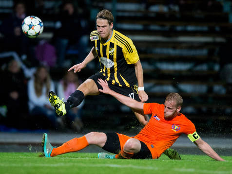 IFK Hässleholms Filip Ranmo i matchen i division 2 mellan