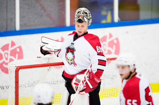 Malmö Redhawks målvakt Oscar Alsenfelt