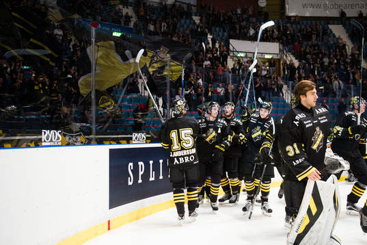 s spelare jublar med publiken