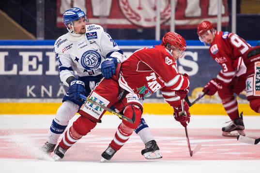 Leksands Viktor AmnÈr Amneri kamp med Timrås  Alexander