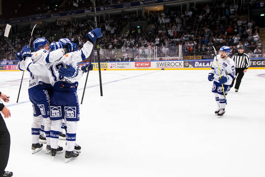 Leksands Fredrik Forsberg jublar