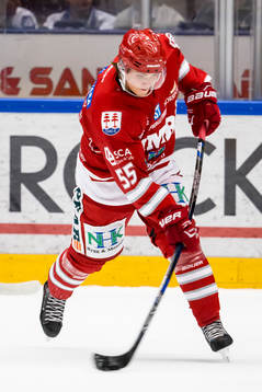 Timrå Marcus Bohman i ishockeymatchen i hockeyallsvenskan