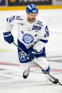 Leksand Tommi Paakkolanvaara i ishockeymatchen i