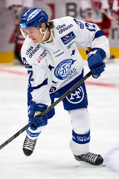 Leksand Fredrik Forsberg i ishockeymatchen i