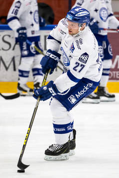 Leksand Viktor Mårtensson i ishockeymatchen i