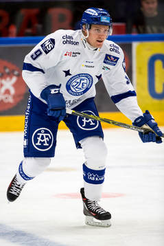 Leksand Lukas Ericsson i ishockeymatchen i