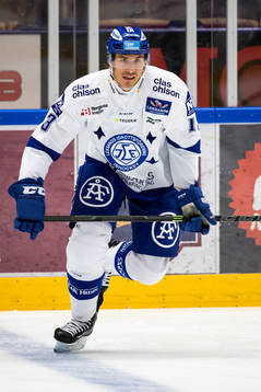 Leksand Jon Knuts i ishockeymatchen i hockeyallsvenskan