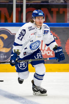 Leksand Brock Montpetit i ishockeymatchen i