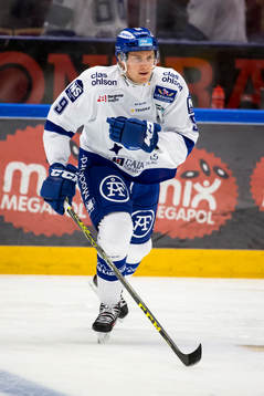 Leksand Lukas Ericsson i ishockeymatchen i