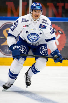 Leksand Jon Knuts i ishockeymatchen i hockeyallsvenskan