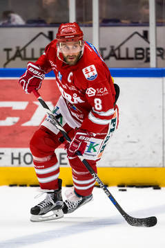 Timrå Per Hallin i ishockeymatchen i hockeyallsvenskan