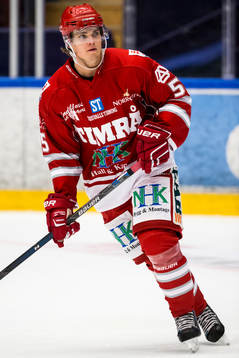 Timrå Marcus Bohman i ishockeymatchen i hockeyallsvenskan
