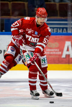 Timrå Anton Wedin i ishockeymatchen i hockeyallsvenskan