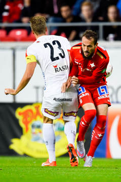 Norrköpings Emir Kujovic och Kalmars Viktor Elm