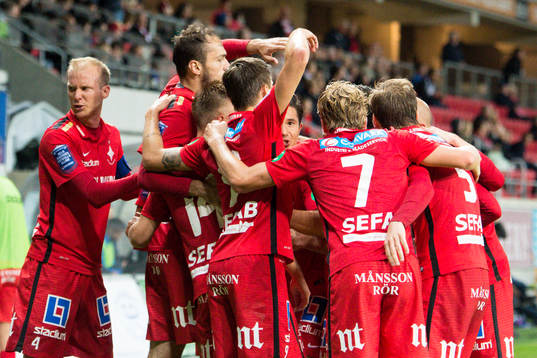Norrköpings Emir Kujovic jublar