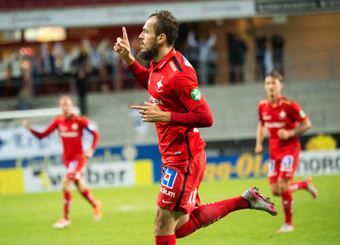 Norrköpings Emir Kujovic jublar