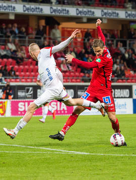 Kalmars Stefan Larsson och Norrköpings Christoffer Nyman