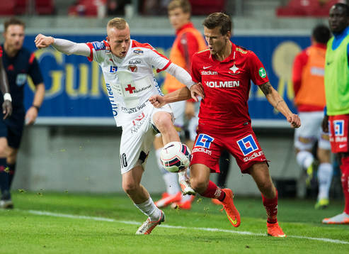 Kalmars Tobias Eriksson och Norrköpings Arnor Ingvi