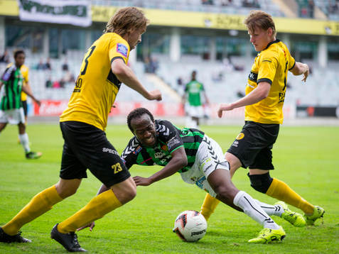 GAIS Reuben Ayarna faller