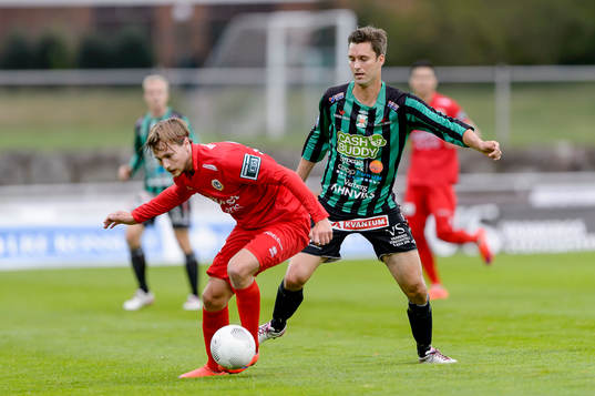 Utsiktens Jonas Hellgren och Varbergs Peter Nyström