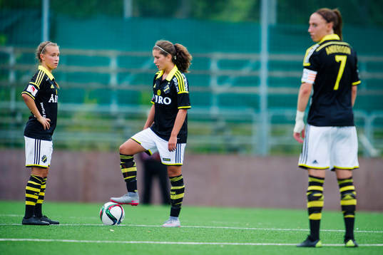 AIKs Julia Zigiotti Olme, Loreta Kullashi och Petra