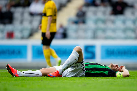 GAIS Patrik Ingelsten liggande