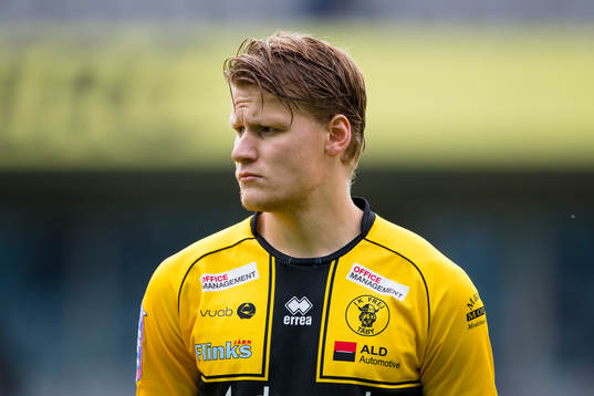 Frejs Victor Söderström innan fotbollsmatchen i