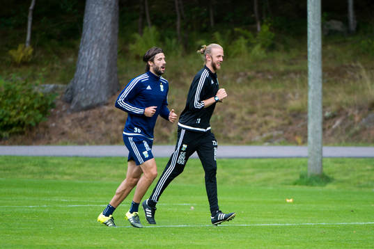 Mattias Bjärsmyr kör rehabträning