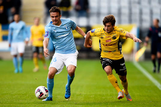 Malmö FFs Andreas Vindheim och Elfsborgs Arber Zeneli