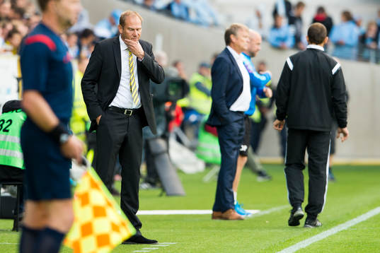 Elfsborgs manager Magnus Haglund fundersam