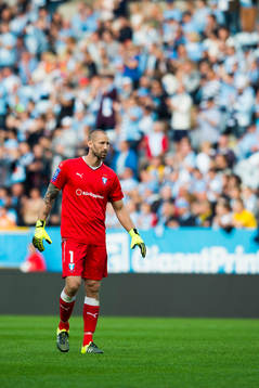 Malmö FFs målvakt Johan Wiland