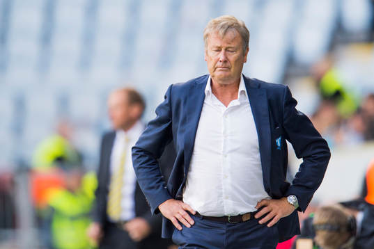 Malmö FFs tränare Åge Hareide deppar