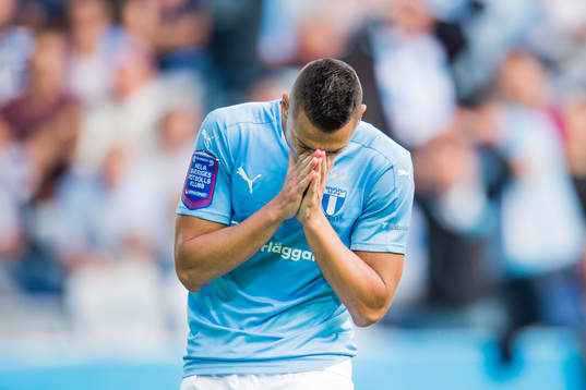 Malmö FFs Nikola Djurjic deppar