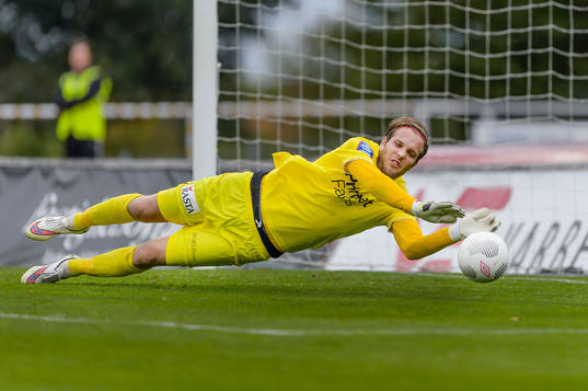 Utsiktens målvakt Axel Wibrån