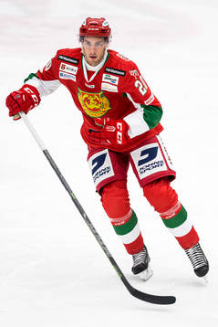 Moras Andreas Stene i ishockeymatchen i hockeyallsvenskan