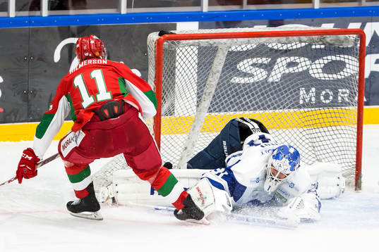 Moras Alexander Hilmerson kvitterar till 1-1 bakom