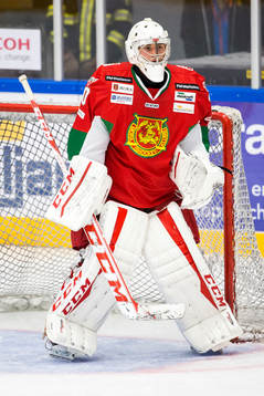 Moras Jacob Johansson i ishockeymatchen i hockeyallsvenskan