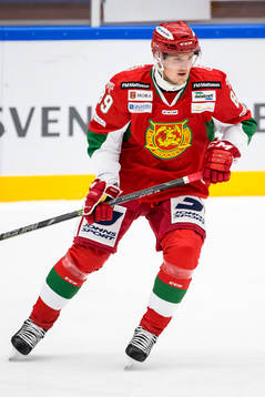 Moras Patrik Karlkvist i ishockeymatchen i