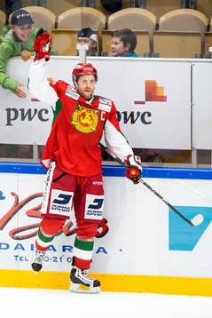 Moras Daniel Hermansson jublar