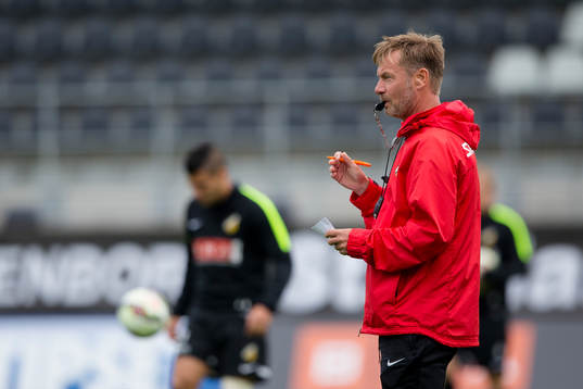 Häckens tränare Peter Gerhardsson