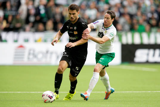 Örebros Astrit Ajdarevic och Hammarbys Johan Persson