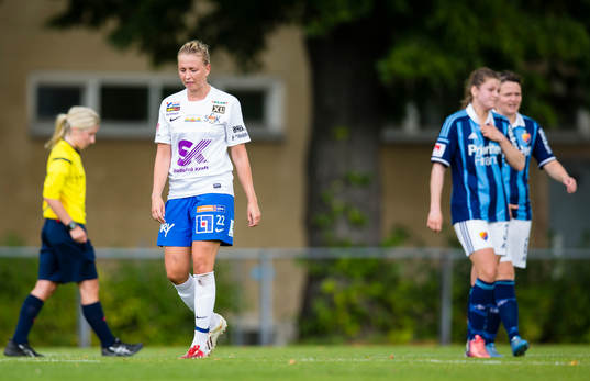 Sunnanås Paulina Larsson ser deppig ut
