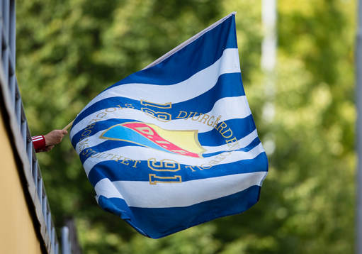En Djurgårdsflagga
