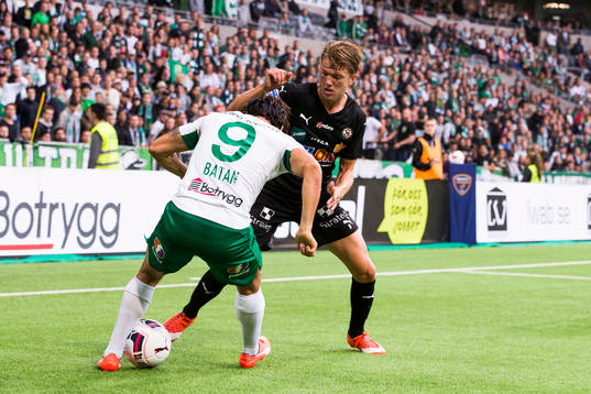 Hammarbys Stefan Batan och Örebros Martin Broberg