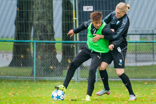Malmö FFs Tobias Sana och Simon Kroon