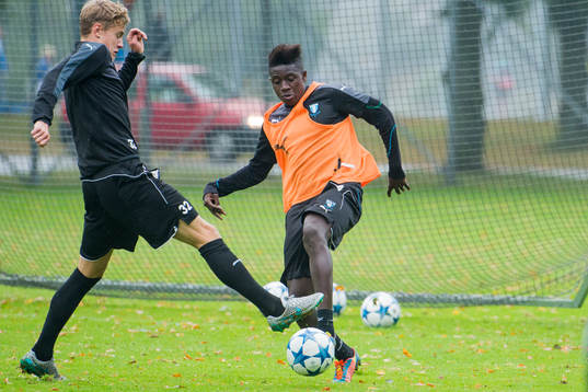 Malmö FFs Mattias Svanberg och Pa Konate